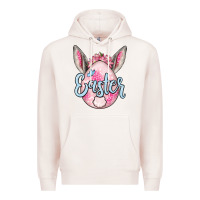 Pale Pink Easter egg Premium Hoodie - OliviaCreatesArt