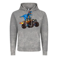 Cloud Rock monster truck and  t rex dinosaur Vintage Hoodie - Artiststas