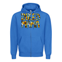 True Royal Inked Mama Flowers Zipper Hoodie - CowCowDesign
