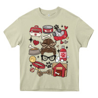 Mossy can't talk right now i'm busy doing dog mom Heavy Core Tee - MaliasSmallBusiness