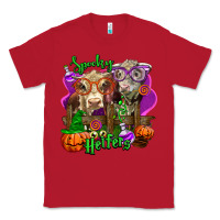 Red spooky halloween cows Classic Tee - LillyAllenDesigns