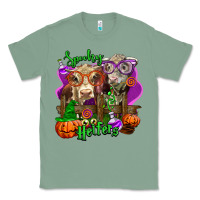 Sage spooky halloween cows Classic Tee - LillyAllenDesigns