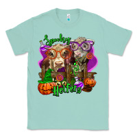 Seafoam spooky halloween cows Classic Tee - LillyAllenDesigns