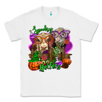 White spooky halloween cows Classic Tee - LillyAllenDesigns