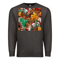 Smoke christmas donkeys Premium Sweatshirt - FaDigitalArtStudio