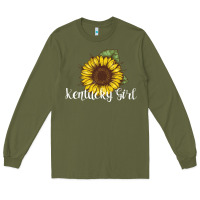 Army Green Kentucky Girl Long Sleeve Tee - Bettercallsaul