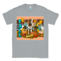 Heather Grey Fall With Baby Goat Classic Tee - LillyAllenDesigns