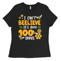 Black i cant beelieve its been 100 days Ladies Tee - MaliasSmallBusiness
