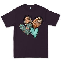 Plum western love hearts Premium Tee - MaliasSmallBusiness