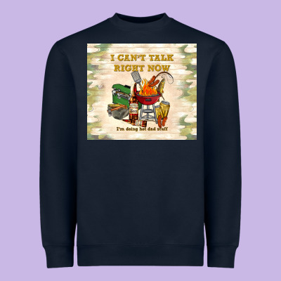 I Can't Talk Right Now Heavyweight Sweatshirt Designed By Tumblerdesignbyshophia