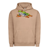 Pigment Burro red eyed tree frog Urban Hoodie - LillyAllenDesigns