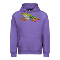 Tulip red eyed tree frog Urban Hoodie - LillyAllenDesigns