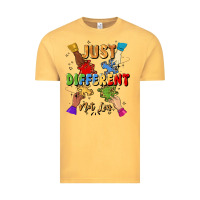 Vintage Mustard just different not less Vintage Tee - Artiststas