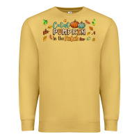 Antique Gold cutest pumpkin in the patch lebbey glass Premium Sweatshirt - BundleAndBundleShop