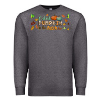 Charcoal Heather cutest pumpkin in the patch lebbey glass Premium Sweatshirt - BundleAndBundleShop