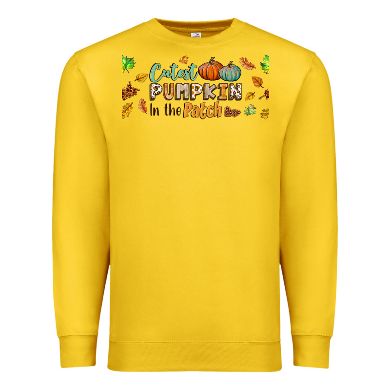Cutest Pumpkin In The Patch Lebbey Glass Premium Sweatshirt by BundleAndBundleShop | Teevron