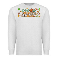 Oatmeal Heather cutest pumpkin in the patch lebbey glass Premium Sweatshirt - BundleAndBundleShop