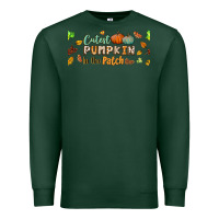 Sports Green cutest pumpkin in the patch lebbey glass Premium Sweatshirt - BundleAndBundleShop