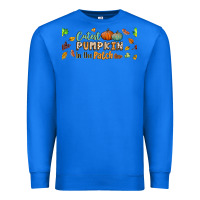 True Royal cutest pumpkin in the patch lebbey glass Premium Sweatshirt - BundleAndBundleShop