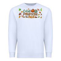 White cutest pumpkin in the patch lebbey glass Premium Sweatshirt - BundleAndBundleShop