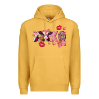 Mustard Xoxo baby Cow Valentine's Day Premium Hoodie - FaDigitalArtStudio