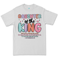 Dove Grey daughter of the king Premium Tee - MaliasSmallBusiness