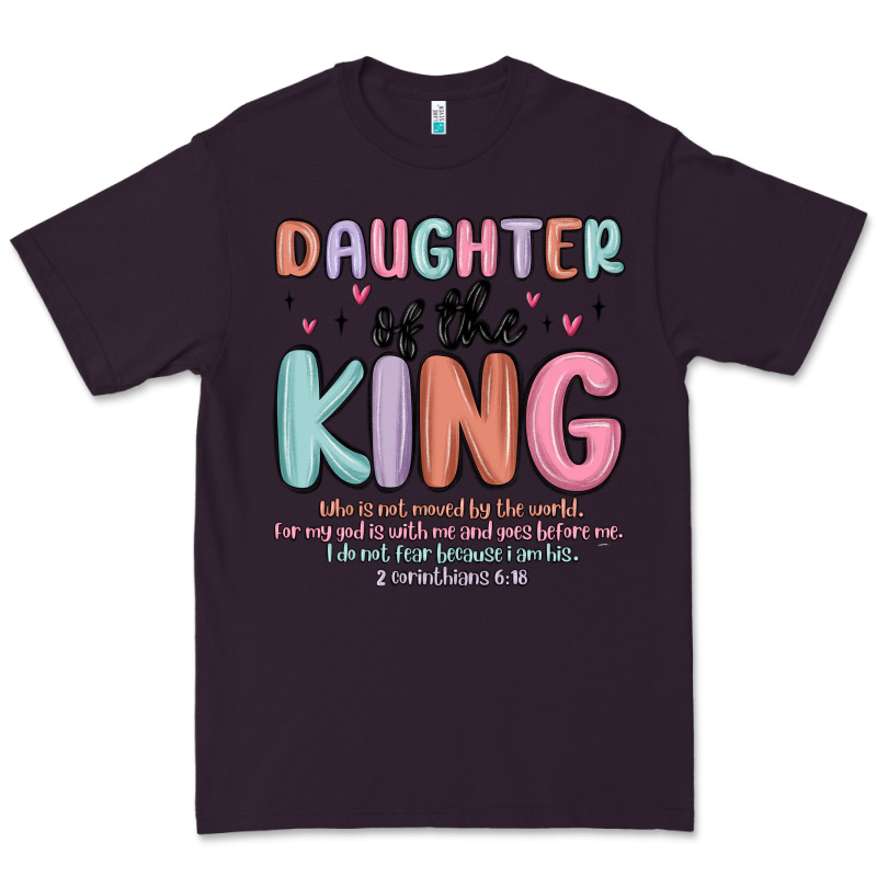 Daughter Of The King Premium Tee by MaliasSmallBusiness | Teevron