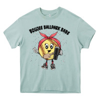 Arona boujee ballpark babe Heavy Core Tee - MaliasSmallBusiness