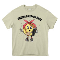 Mossy boujee ballpark babe Heavy Core Tee - MaliasSmallBusiness