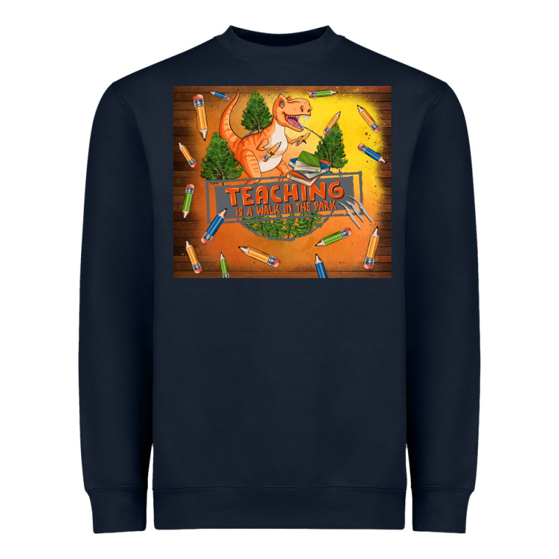 Teaching Is A Walk In The Park Heavyweight Sweatshirt by TumblerDesignByShophia | Teevron