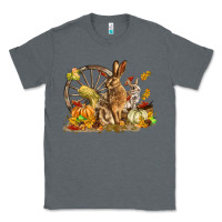 Charcoal Heather Fall Rabbit Classic Tee - LillyAllenDesigns