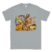 Heather Grey Fall Rabbit Classic Tee - LillyAllenDesigns