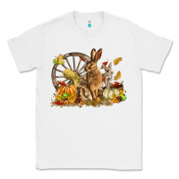 White Fall Rabbit Classic Tee - LillyAllenDesigns