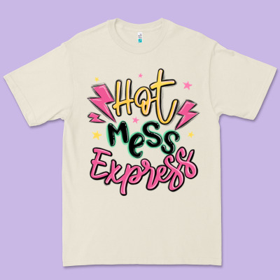 Hot Mess Express Premium Tee Designed By Maliassmallbusiness