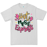 Dove Grey hot mess express Premium Tee - MaliasSmallBusiness