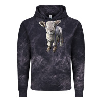 Cloud Black southdown baby sheep Vintage Hoodie - LillyAllenDesigns
