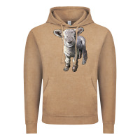 Vintage Coffee southdown baby sheep Vintage Hoodie - LillyAllenDesigns