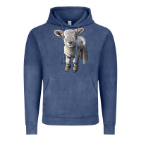 Vintage Denim southdown baby sheep Vintage Hoodie - LillyAllenDesigns