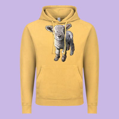 Southdown Baby Sheep Vintage Hoodie Designed By Lillyallendesigns