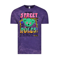 Cloud Purple street rules Vintage Tee - Artiststas