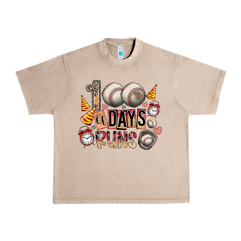 100 Of Days Runs Urban Heavy Tee by SublimationCraftShop | Teevron