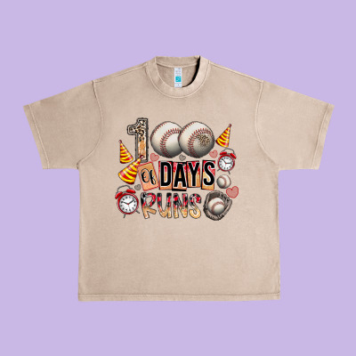 100 Of Days Runs Urban Heavy Tee Designed By Sublimationcraftshop