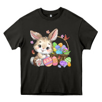Asphalt easter bunny Heavy Core Tee - MaliasSmallBusiness