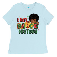I Am Black History Black Boy Ladies Tee | Teevron