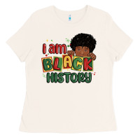Bone i am black history black boy Ladies Tee - MaliasSmallBusiness