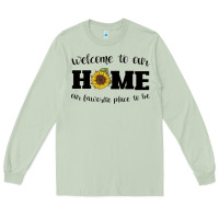 Matcha welcome to our Home Sunflower Long Sleeve Tee - Bettercallsaul