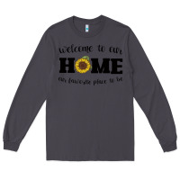 Smoke welcome to our Home Sunflower Long Sleeve Tee - Bettercallsaul