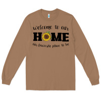 Toasted Coconut welcome to our Home Sunflower Long Sleeve Tee - Bettercallsaul