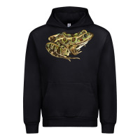 Black northern leopard frog Urban Hoodie - LillyAllenDesigns