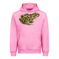 Fuchsia Pink northern leopard frog Urban Hoodie - LillyAllenDesigns